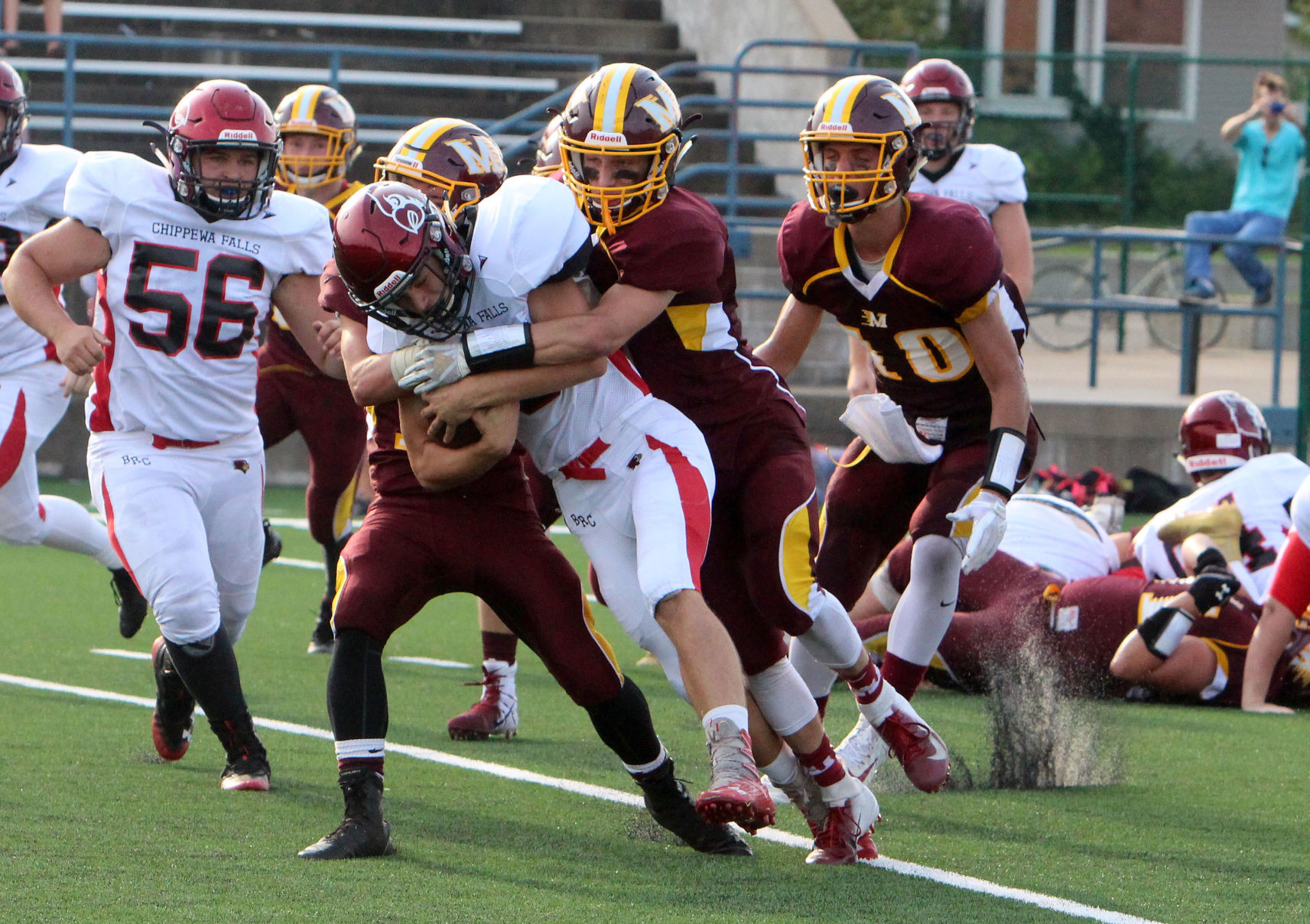 Chi-Hi football at Menomonie 8-31-18